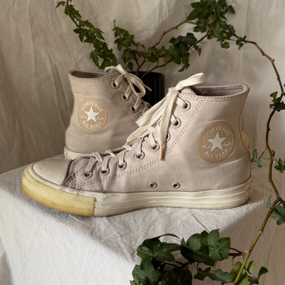 RARE! Converse CTAS Hi String / Crimson Tint / Egret  570304F - Picture 8 of 15